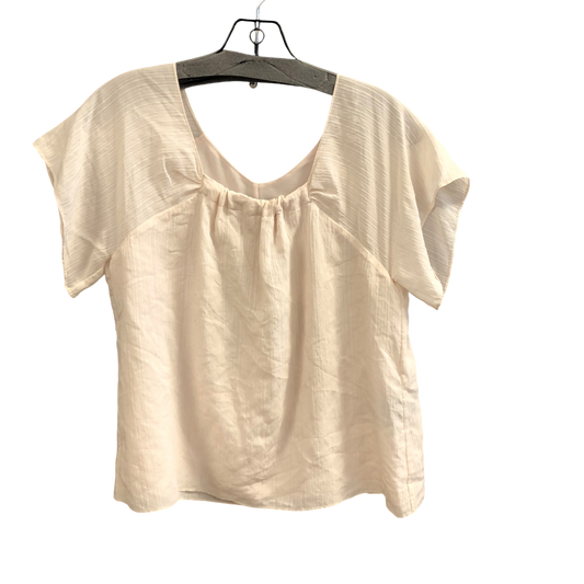 Top Short Sleeve By Club Monaco In Pink, Size: M