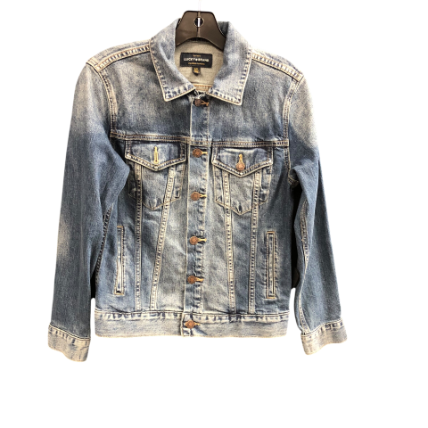 Jacket Denim By Lucky Brand In Blue Denim, Size: S