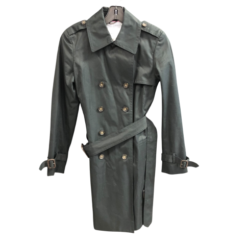 Coat Trench Coat By Banana Republic In Black, Size: S