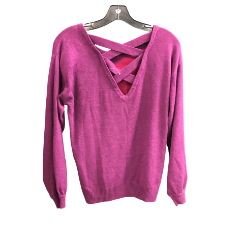 Sweater By New York And Co In Pink & Purple, Size: S