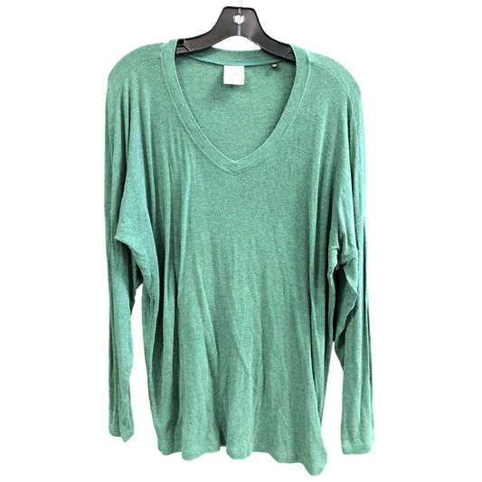 Top Long Sleeve By Cabi In Green, Size: M