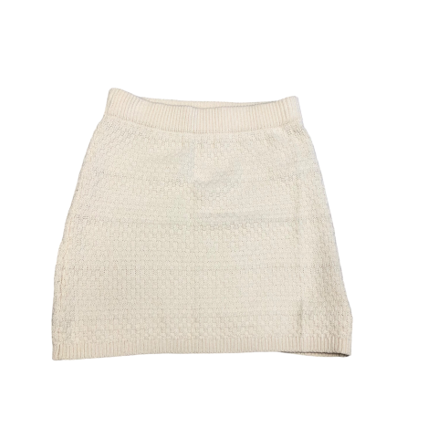 Skirt Mini & Short By Wild Fable In Cream, Size: S