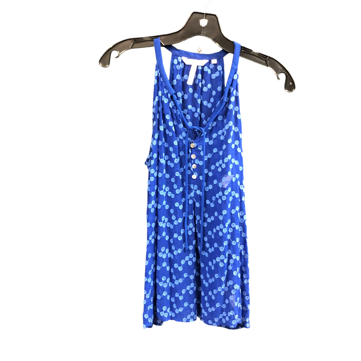 Top Sleeveless By ZOA  In Blue, Size: S