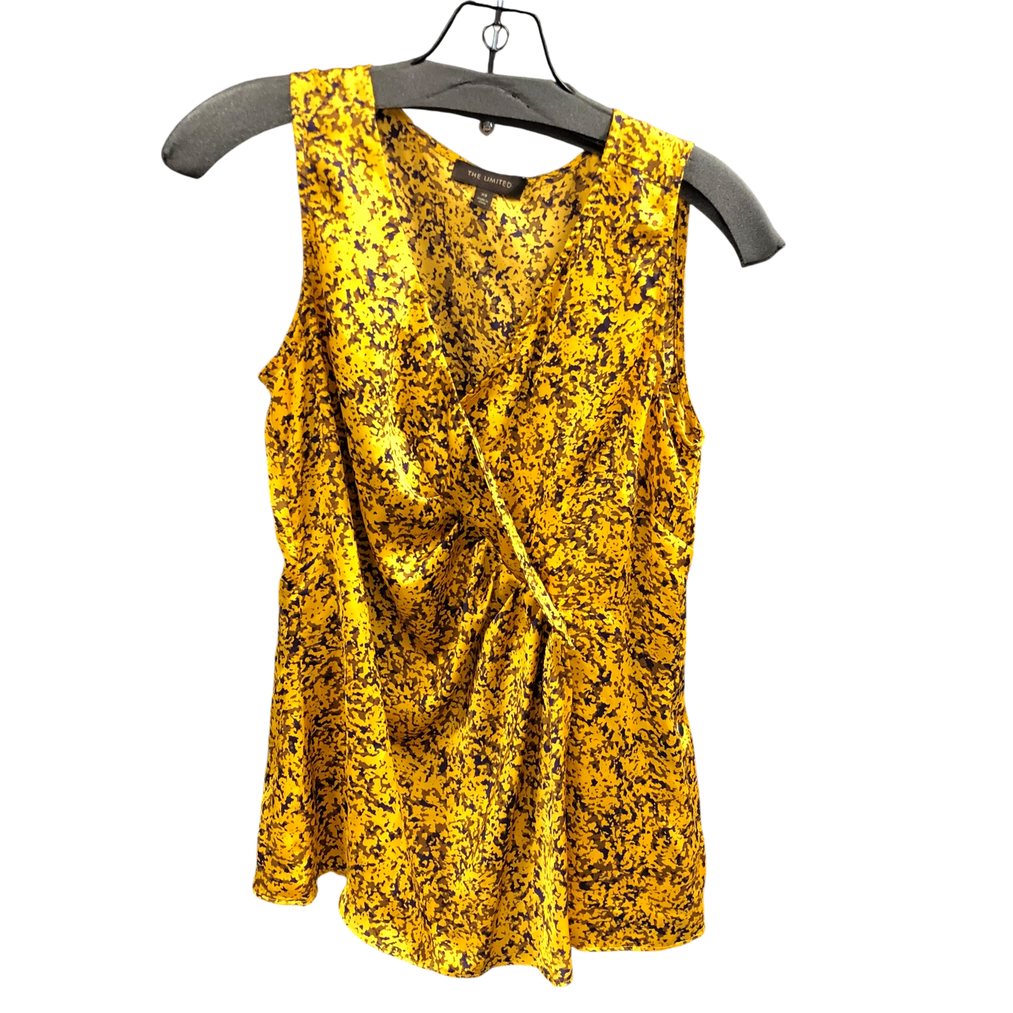 Top Sleeveless By Limited In Yellow, Size: Xs