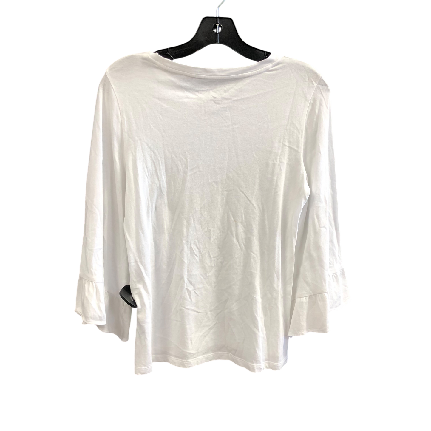 Top 3/4 Sleeve By Banana Republic In White, Size: Xs