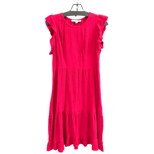 Dress Casual Maxi By C And C In Pink, Size: M