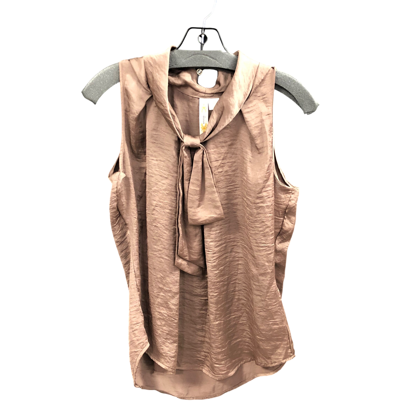 Top Sleeveless By Adiva In Brown, Size: M