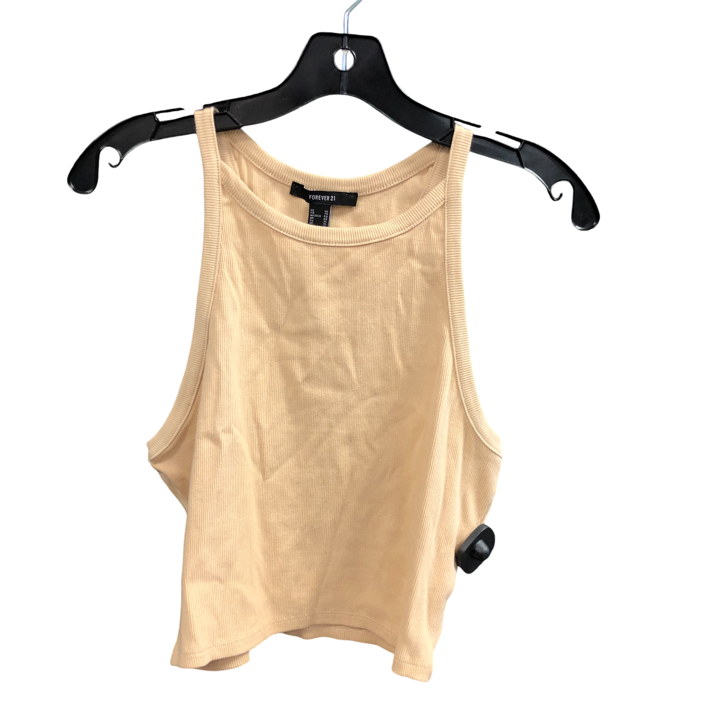 Top Sleeveless By Forever 21 In Cream, Size: Xl