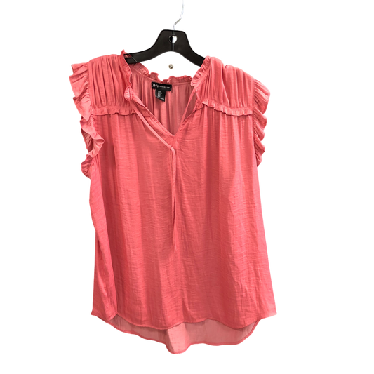 Top Sleeveless By Jones New York In Pink, Size: L