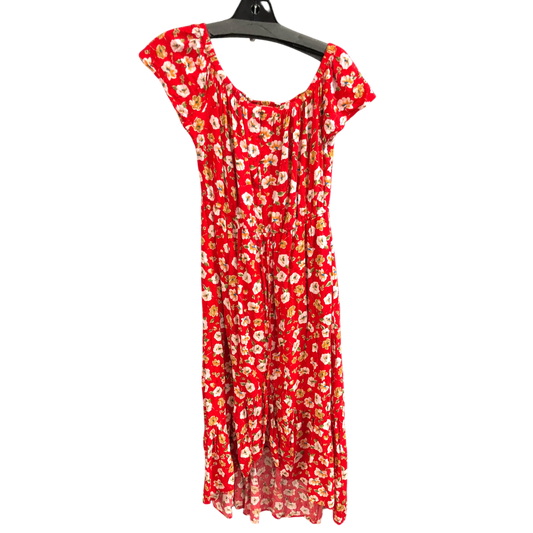 Dress Casual Midi By INDIGO ROSE In Red, Size: M