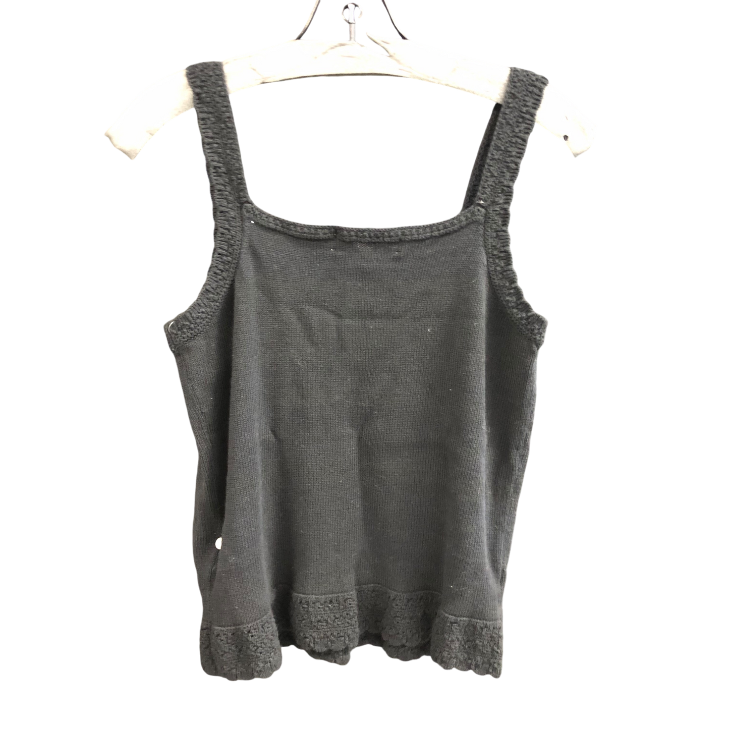 Top Sleeveless By Loft In Black, Size: M