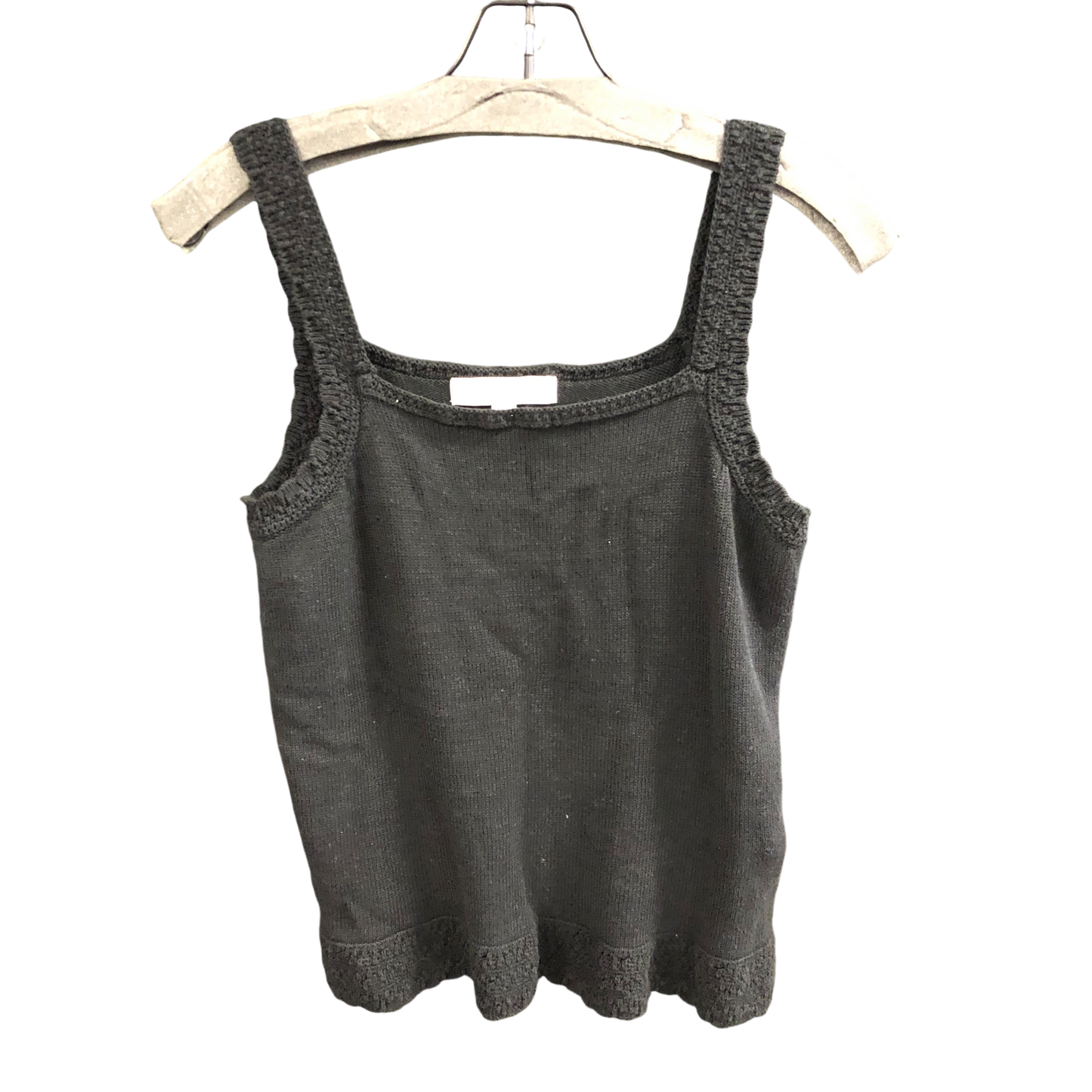 Top Sleeveless By Loft In Black, Size: M