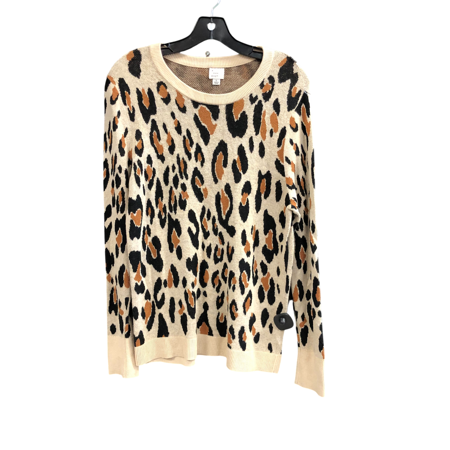 Sweater By A New Day In Animal Print, Size: L