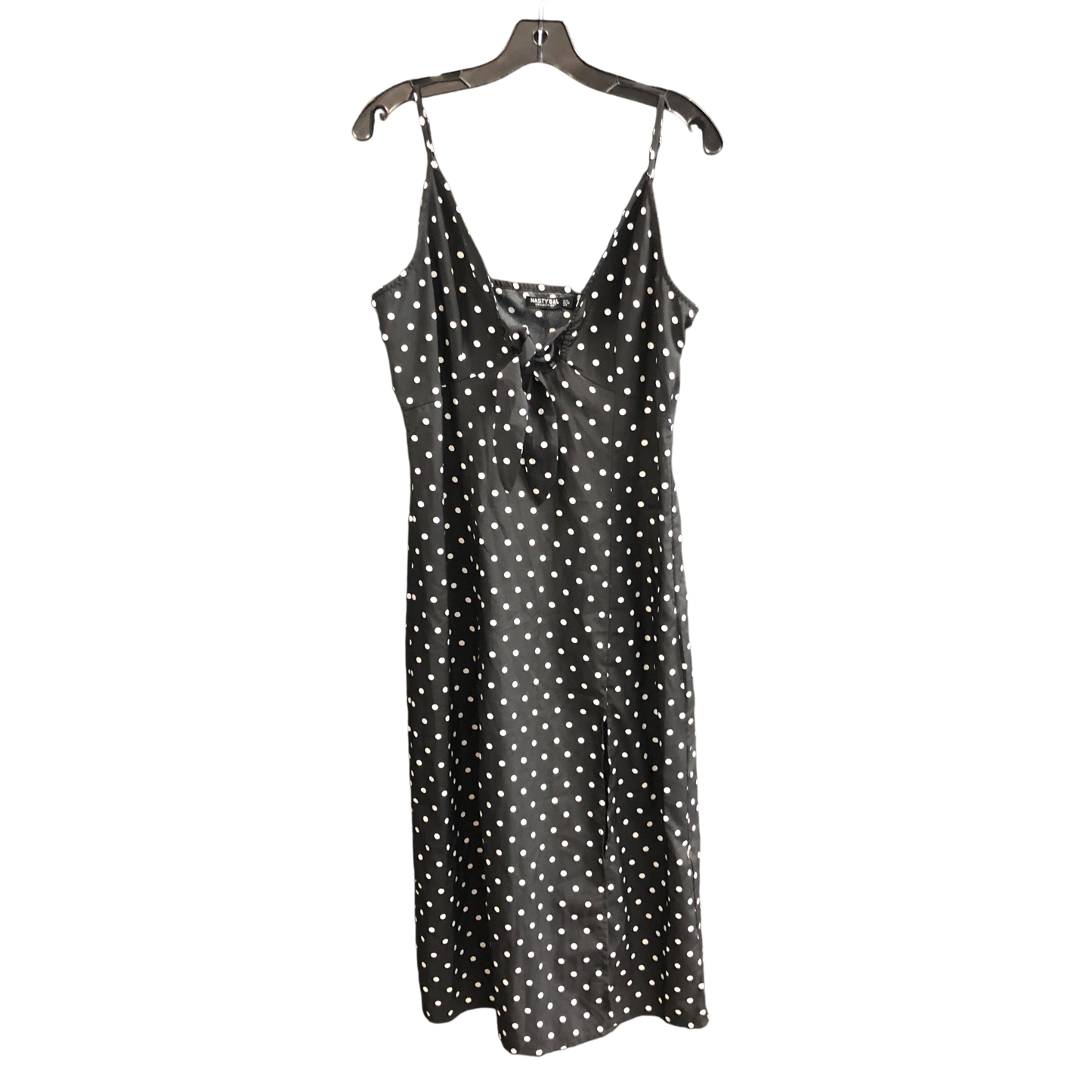 Dress Casual Midi By Nasty Gal In Polkadot Pattern, Size: 8