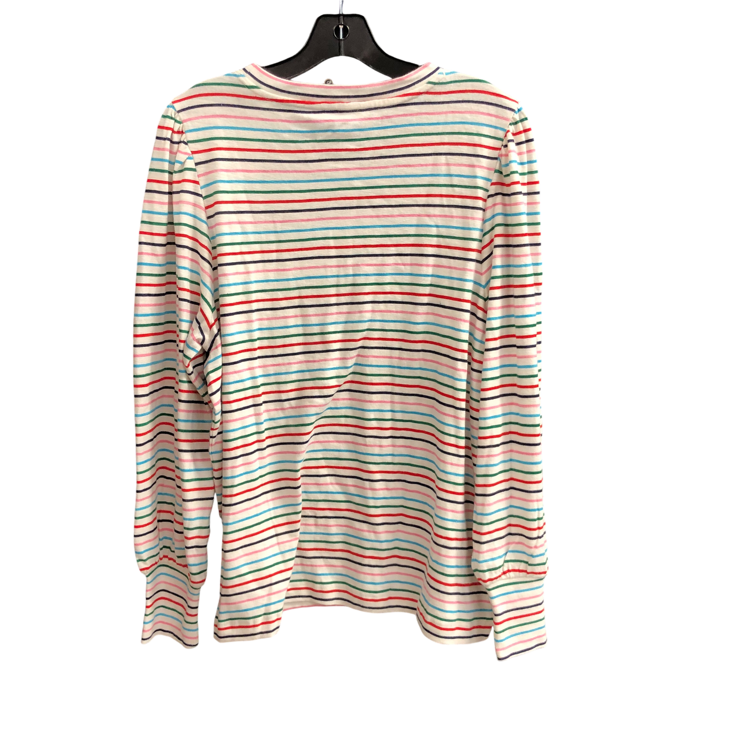 Top Long Sleeve By Loft In Striped Pattern, Size: Xl