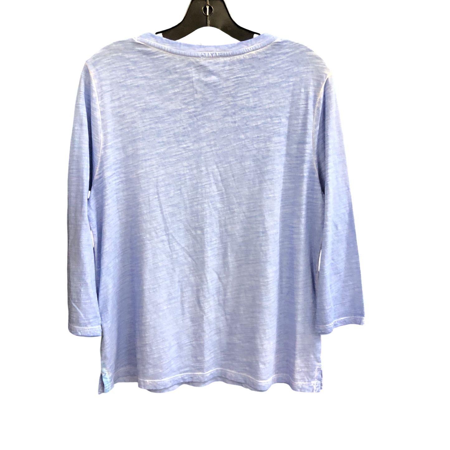 Top 3/4 Sleeve By Chicos In Blue, Size: M