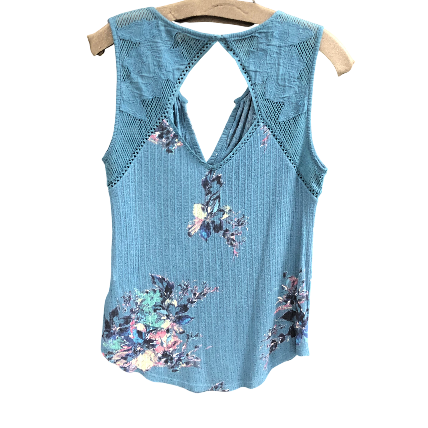 Top Sleeveless By Lucky Brand In Blue, Size: M