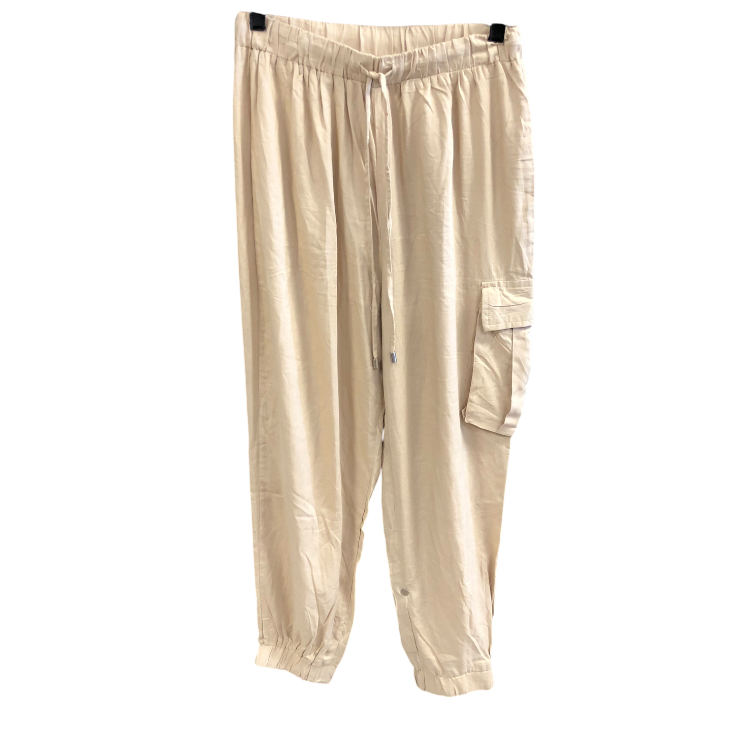 Pants Joggers By URBAN REBEL In Beige, Size: S