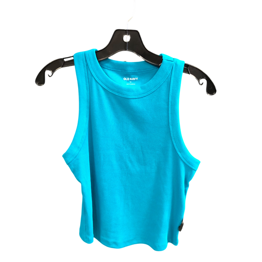 Top Sleeveless Basic By Old Navy In Teal, Size: M