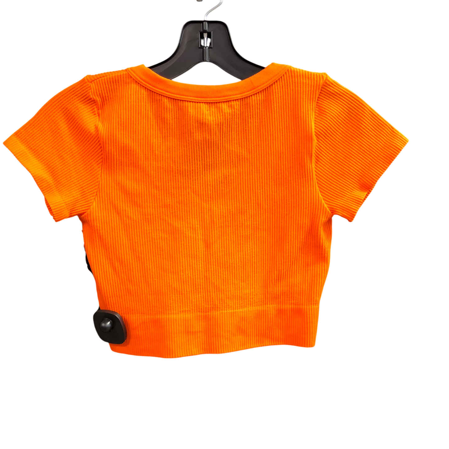 Athletic Top Short Sleeve By Cmc In Orange, Size: S