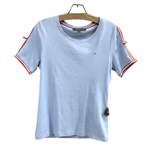 Top Short Sleeve By Tommy Hilfiger In Blue, Size: M