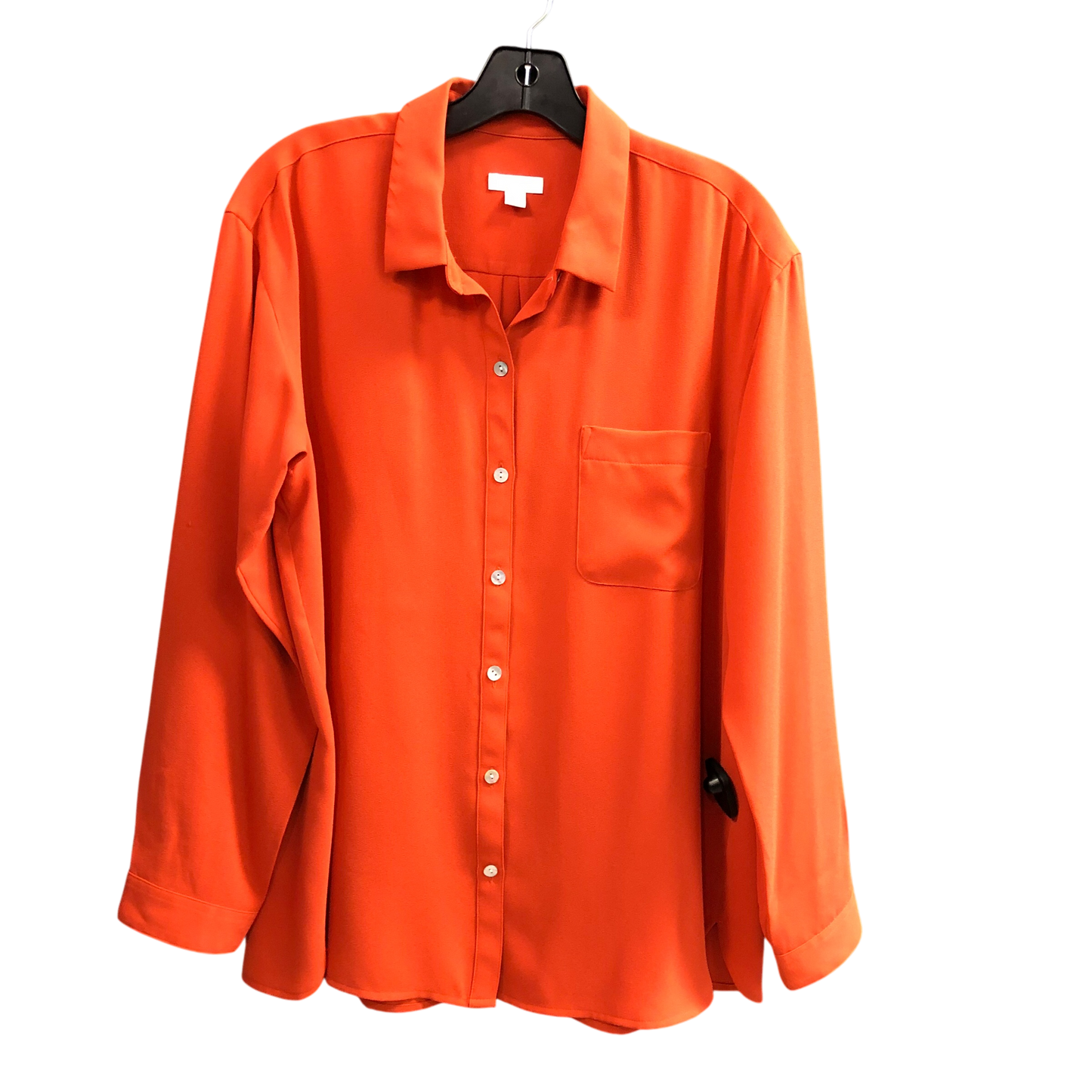 Top Long Sleeve By J. Jill In Orange, Size: M