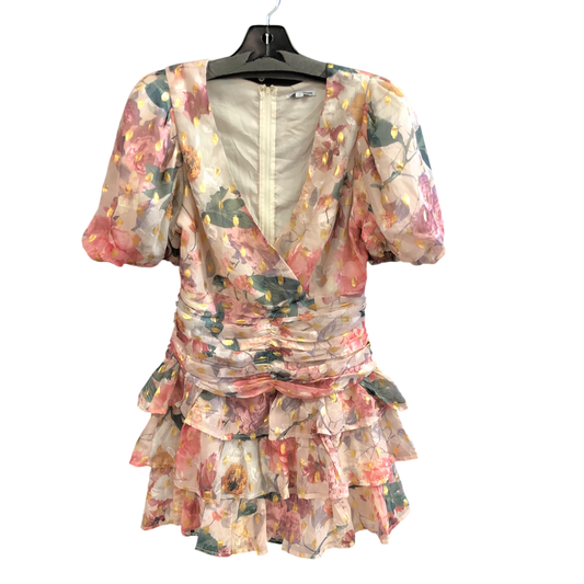 Dress Casual Short By Fashion Nova In Floral Print, Size: S