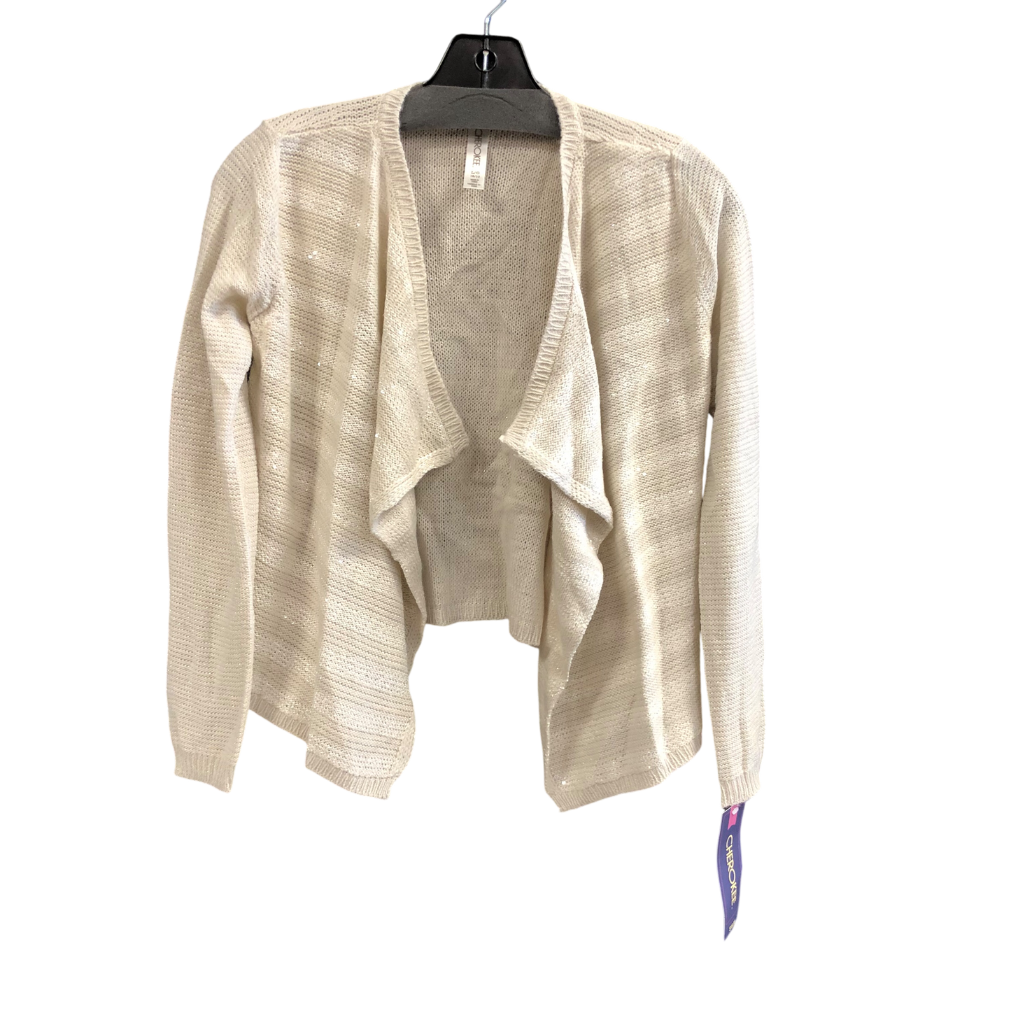 Sweater By Cherokee In Beige, Size: L