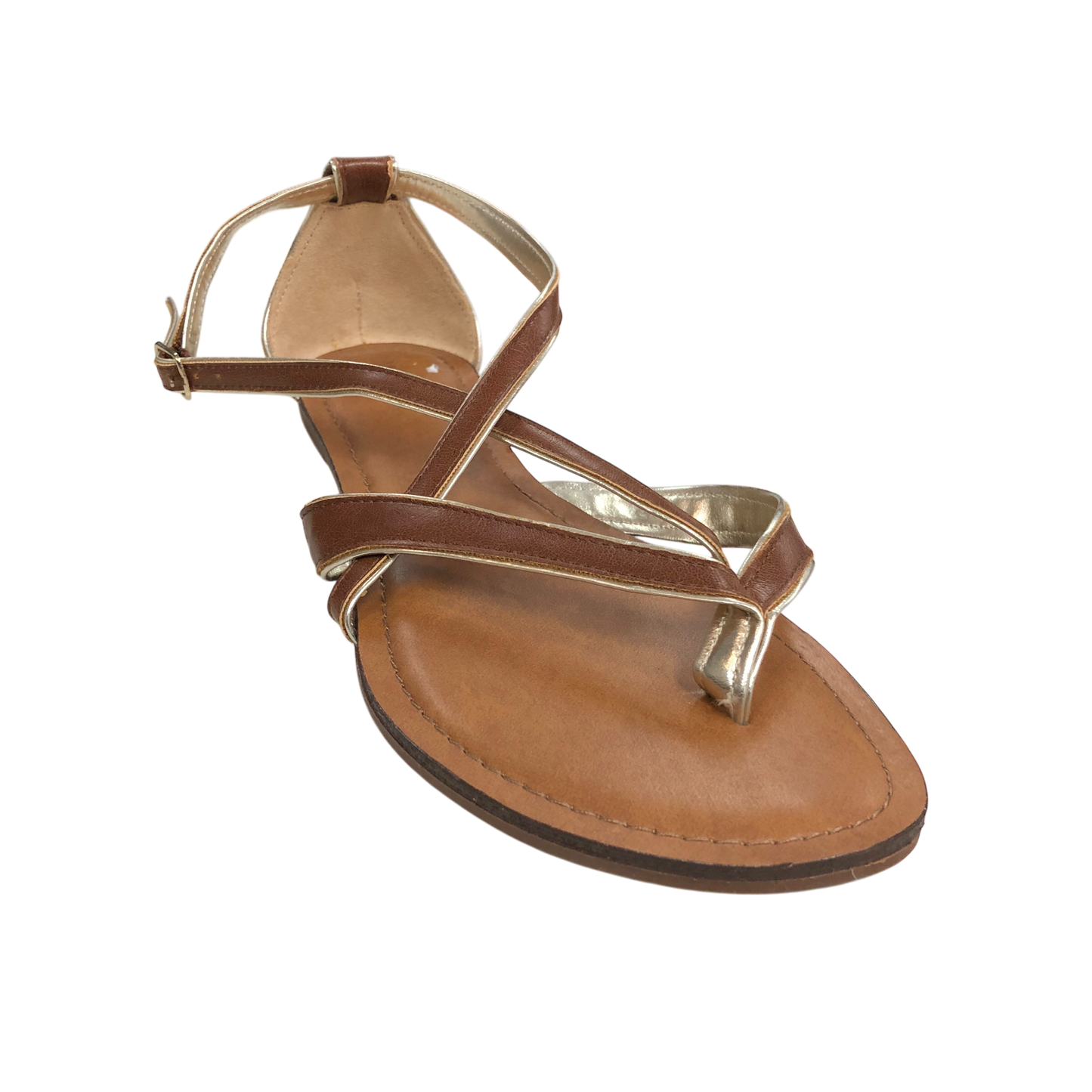 Sandals Flats By Merona In Tan, Size: 8