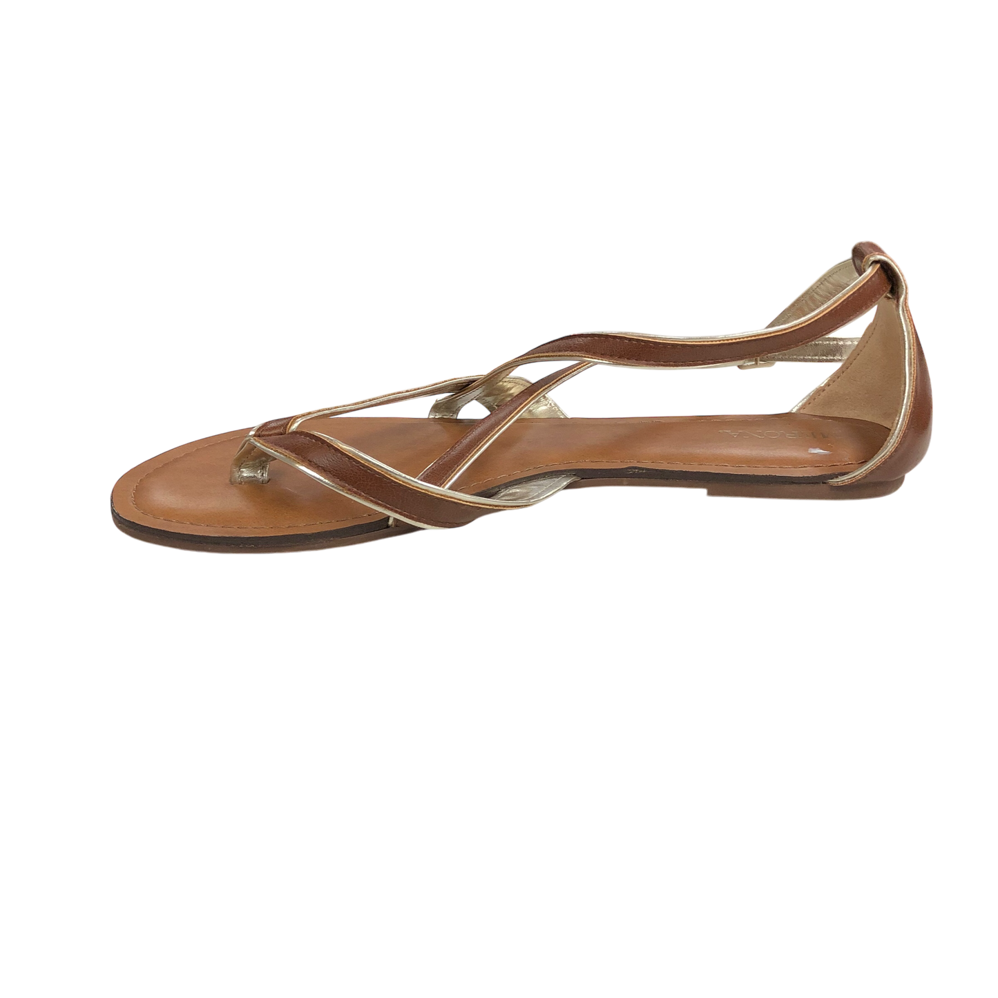 Sandals Flats By Merona In Tan, Size: 8