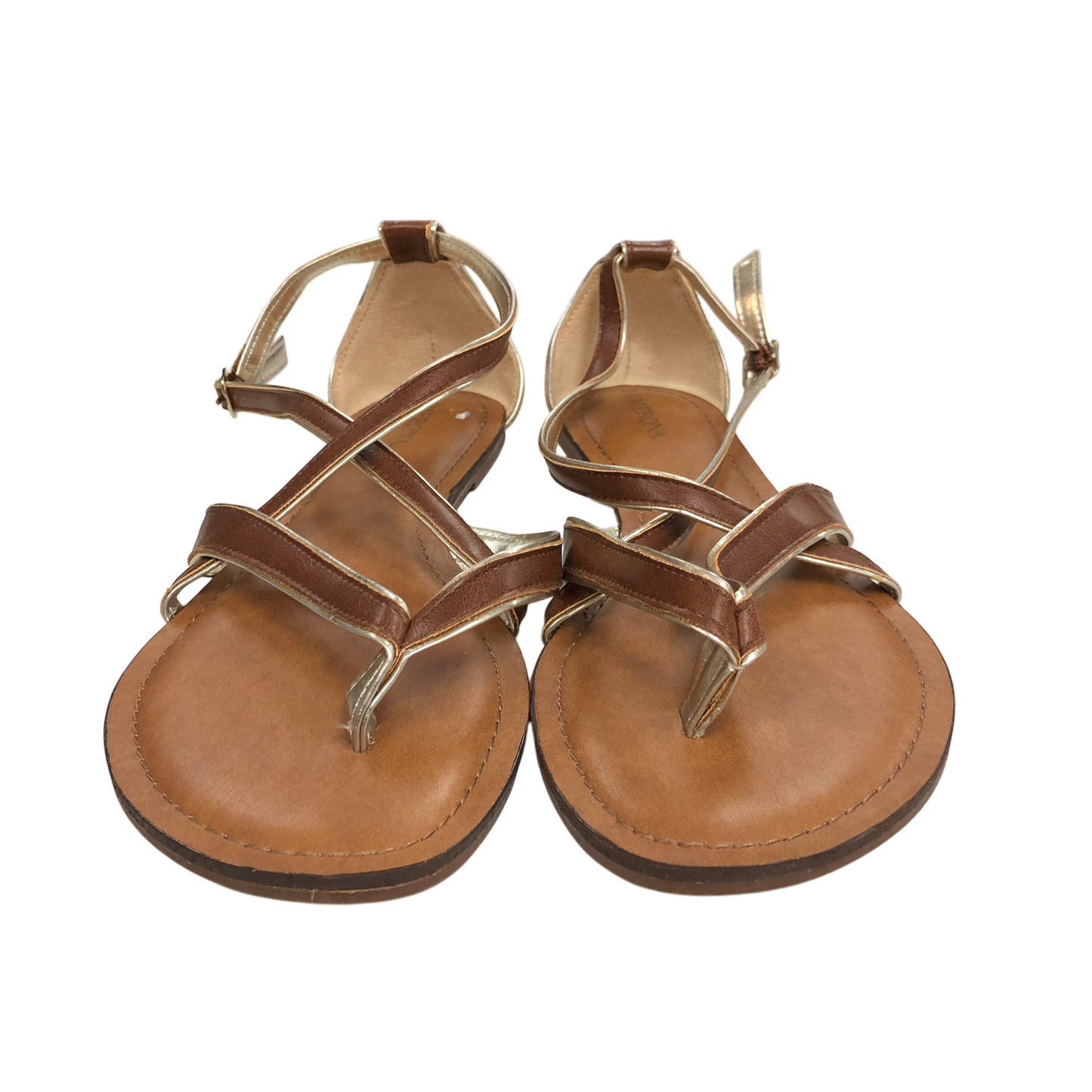 Sandals Flats By Merona In Tan, Size: 8