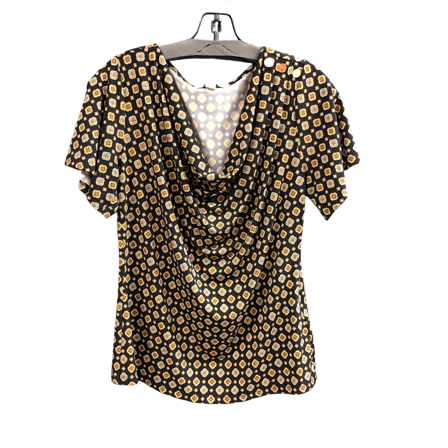 Top Short Sleeve By Michael By Michael Kors In Black, Size: M