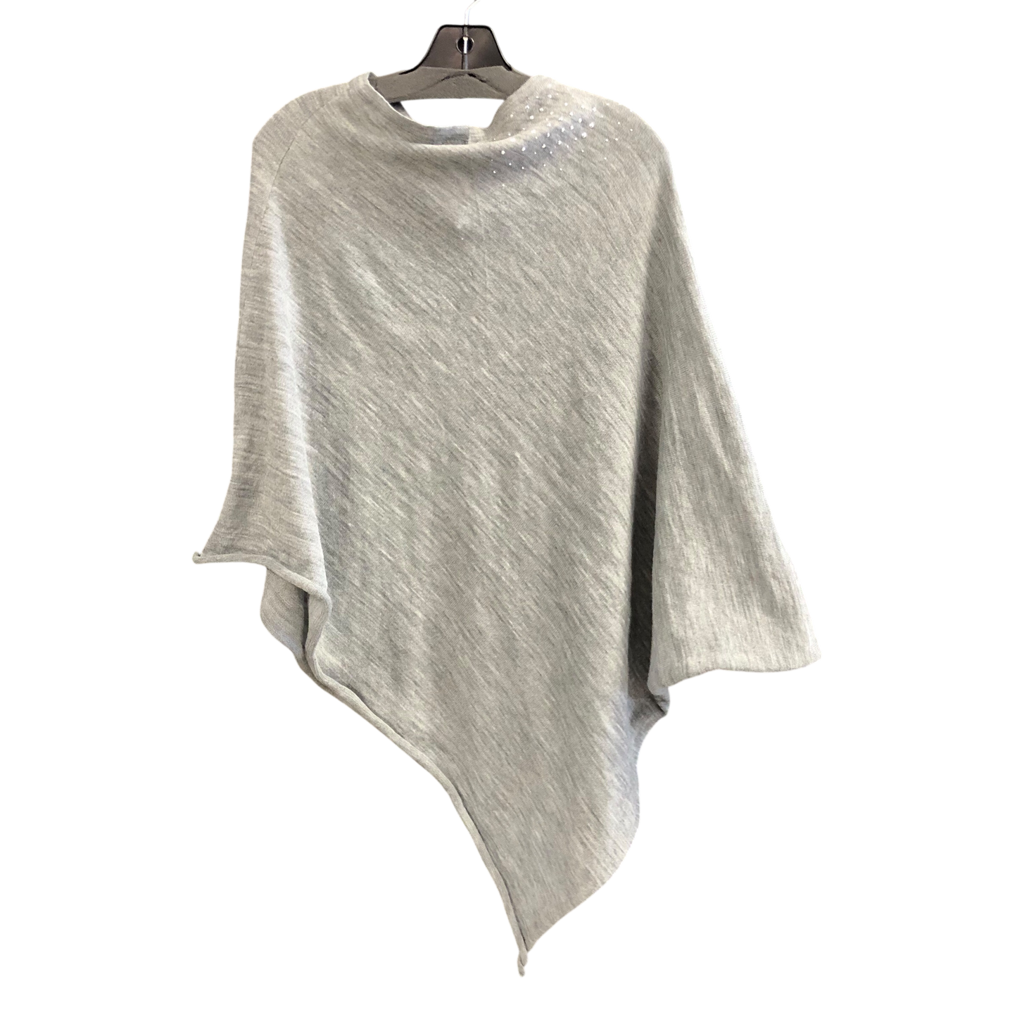 Poncho By Anna And Frank In Grey, Size: Osfm