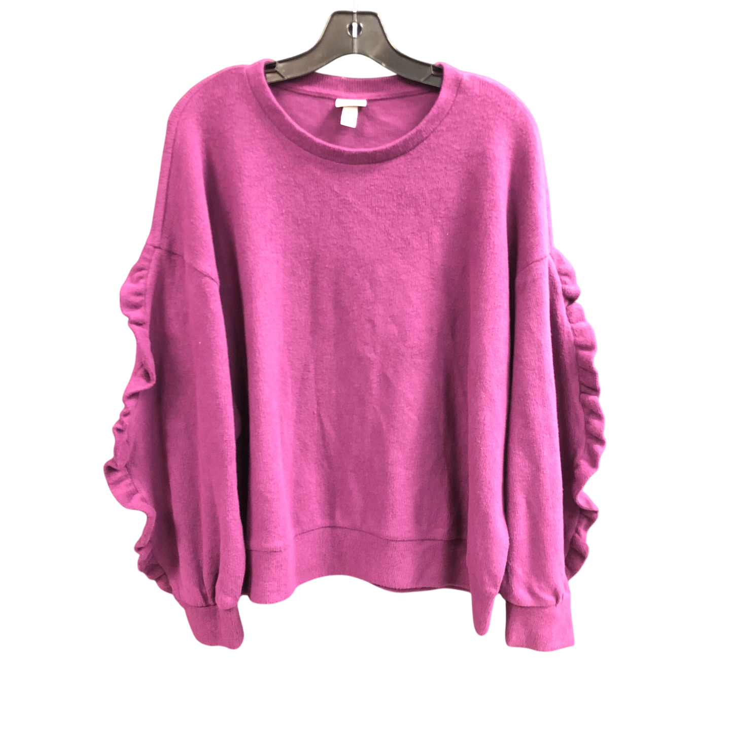 Sweatshirt Crewneck By A New Day In Purple, Size: 2x