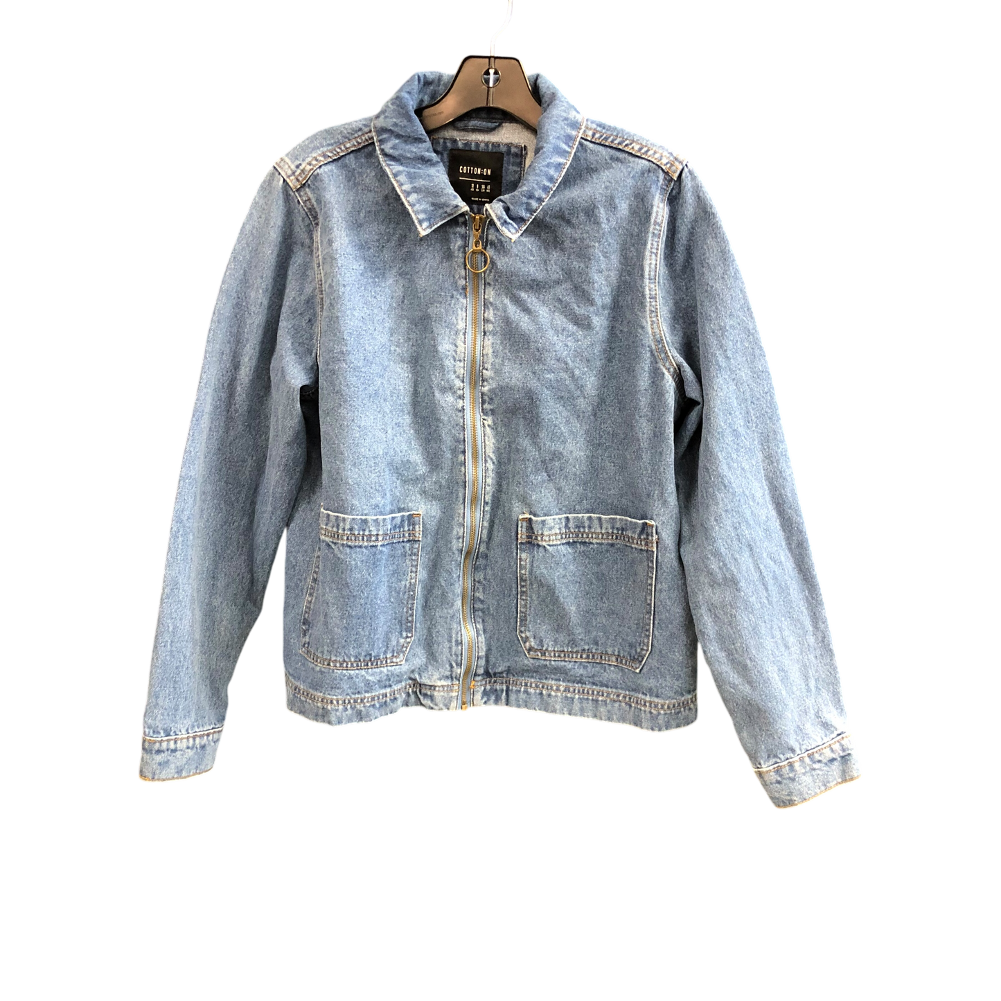 Jacket Denim By Cotton On In Blue Denim, Size: 6