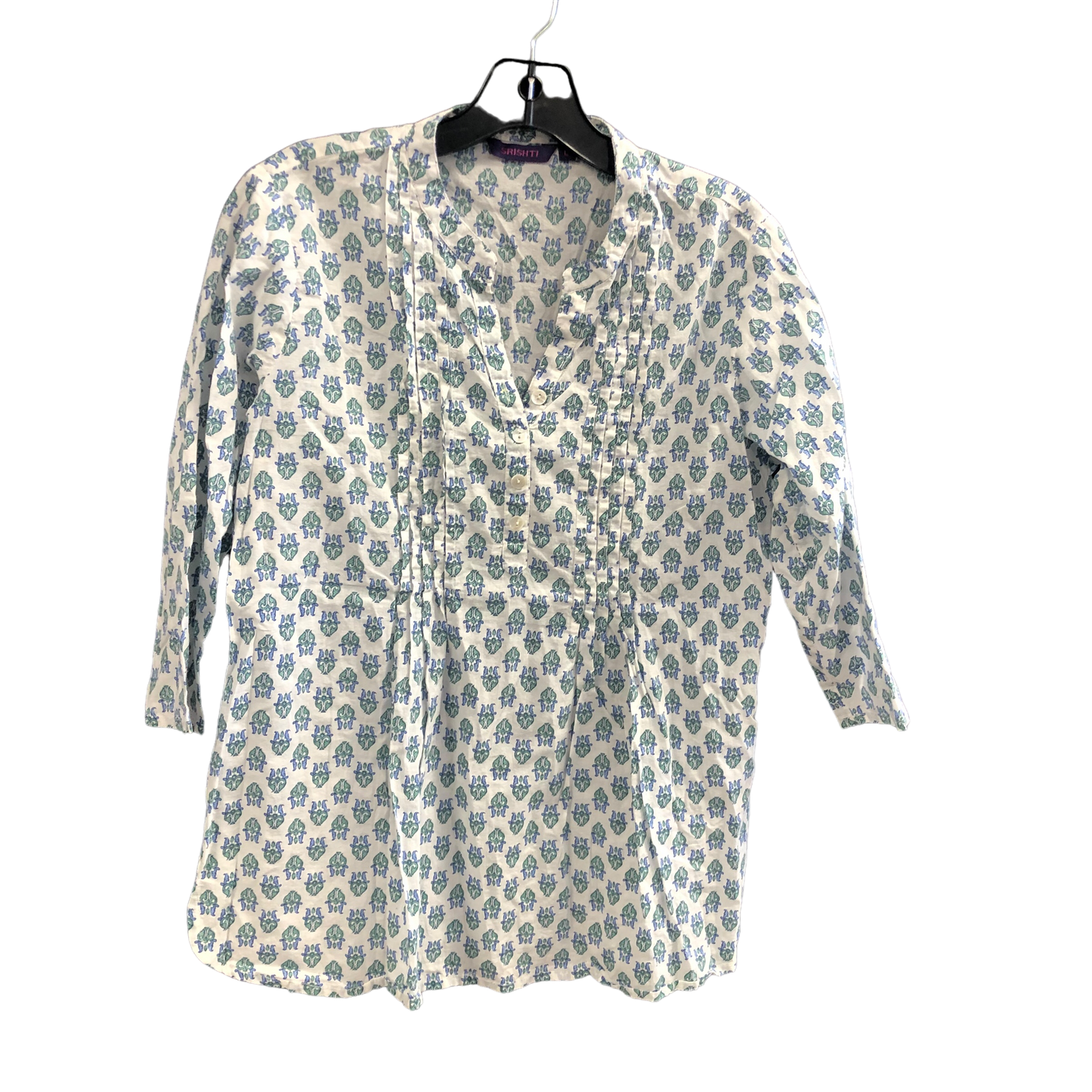 White Top Long Sleeve Cmc, Size L