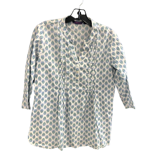 White Top Long Sleeve Cmc, Size L