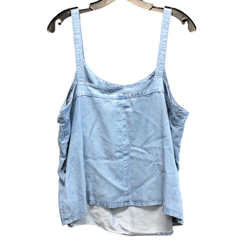 Blue Denim Top Sleeveless Gap, Size L