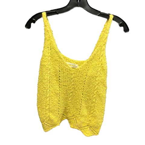 Yellow Top Cami Designer Anthropologie, Size Xxs