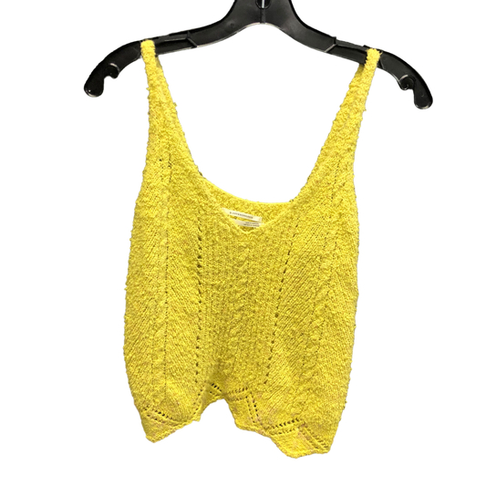 Yellow Top Cami Designer Anthropologie, Size Xxs