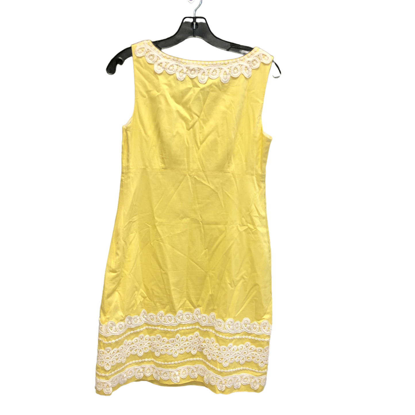 White & Yellow Dress Casual Short Lilly Pulitzer, Size 6