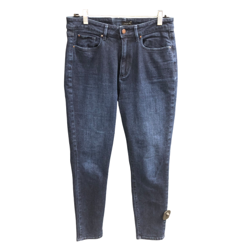 Jeans Straight By Ann Taylor In Blue Denim, Size: 6