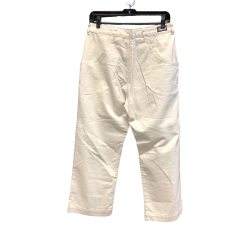 Cream Pants Designer Patagonia, Size 8