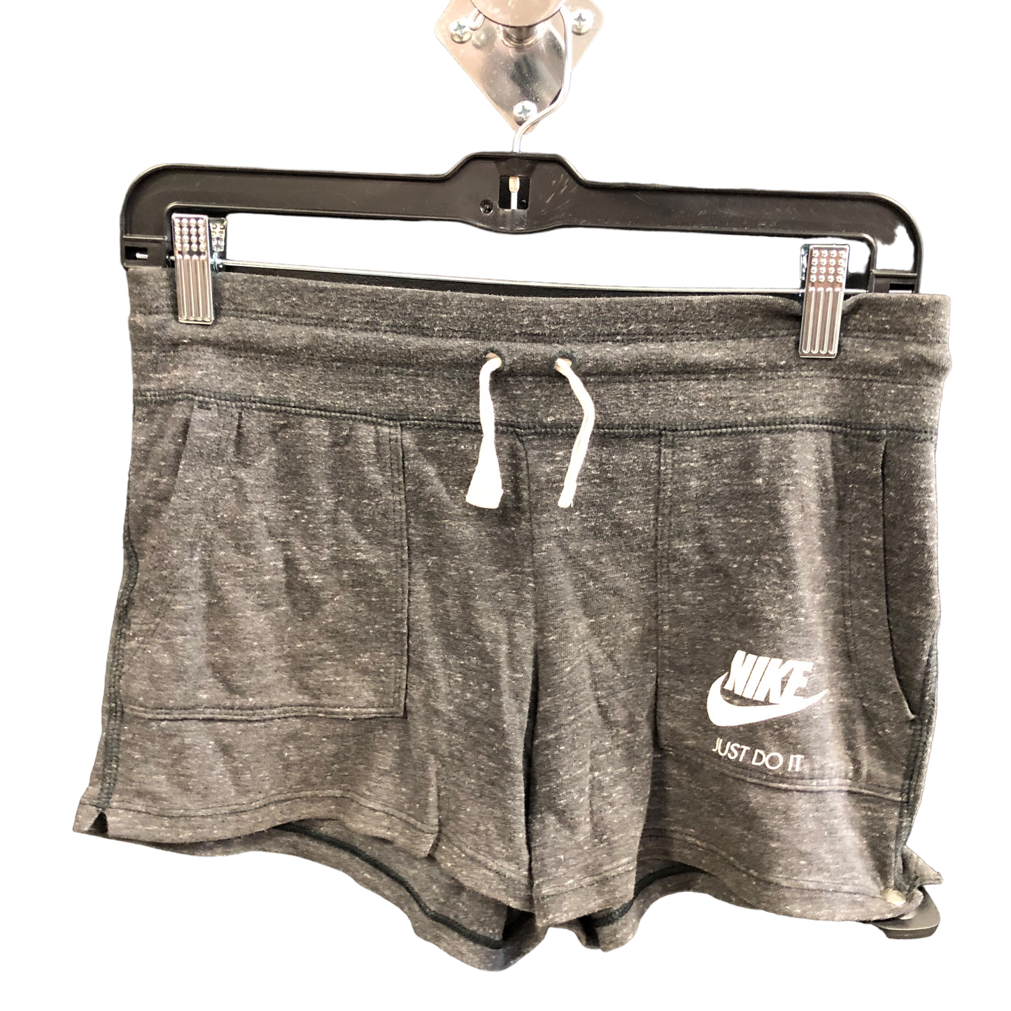 Athletic Shorts By Nike In Grey, Size: L