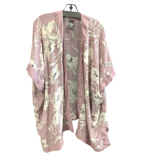 Floral Print Cardigan Vince Camuto, Size Os