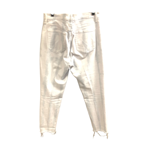 Jeans Skinny By Gap In White Denim, Size: M