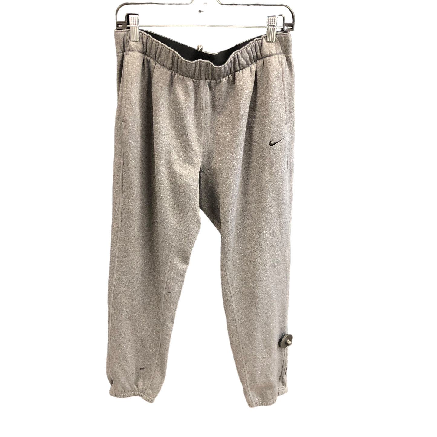 Athletic Pants By Nike In Grey, Size: M