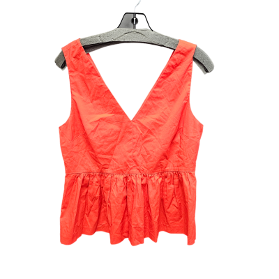 Top Sleeveless By J. Crew In Red, Size: 6