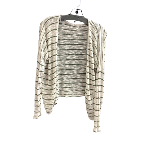 Cardigan By Clothes Mentor In Striped Pattern, Size: M