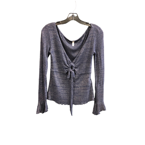 Top Long Sleeve By Free People In Blue, Size: S